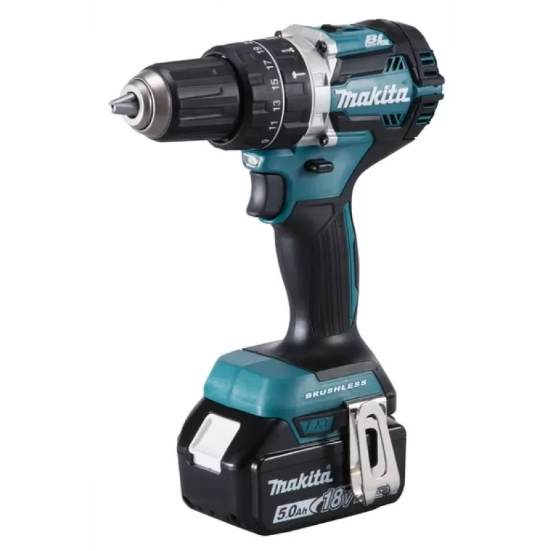 Makita DHP484RTJ Bohrmaschine Schnellspannbohrfutter 1,8 kg Schwarz, Blau