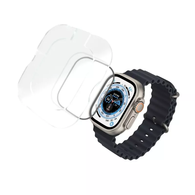 Fixed | Armor Tempered Glass für Apple Watch Ultra 49mm/Ultra 2 49mm | Schwarz