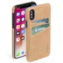 Cover Krusell Sunne 2-Karten-Cover iPhone XS Max 16.5 cm Beige
