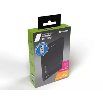 Tracer AirMag1 Lithium Polymer (LiPo) 5000 mAh Wireless Charging Schwarz