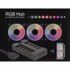 Delock - RGB LED Licht-Hub - 10 Anschlüsse - Schwarz (64128)