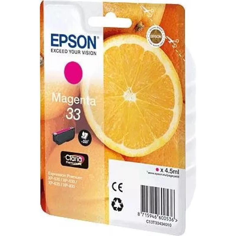 Epson C13T33434010 Tintenpatrone 1 Stück Original Magenta