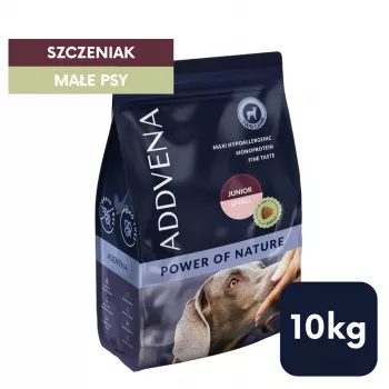 ADDVENA Power of Nature Junior Small Lamb - Trockenfutter für Hunde - 10 kg