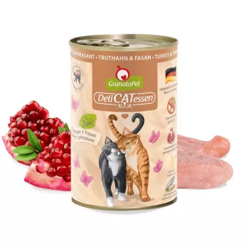 Granatapet DeliCatessen Truthahn & Fasan – Nassfutter für Katzen 400 g