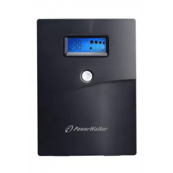 PowerWalker VI 3000 SCL FR Line-Interactive-USV, 3000 VA / 1800 W, 4 x Typ-E-Steckdosen, LCD, USB