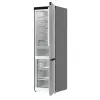 Kühl-Gefrierkombination Gorenje NRB620E61X4WFE, freistehend, Edelstahl, Gesamtkapazität 413 L, Gefrierfach unten 130 L, NoFrost, LED-Anzeige