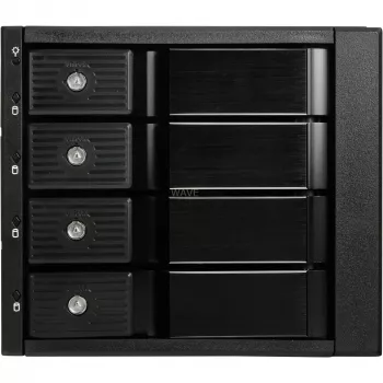 SilverStone SST-FS304-12G externes 3,5-Zoll-Gehäuse, 4-Bay – schwarz