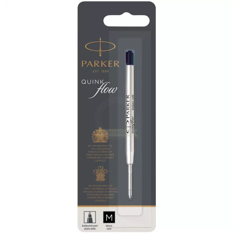 Parker Quinkflow Mine M schwarz Kugelschreiber (Blister)