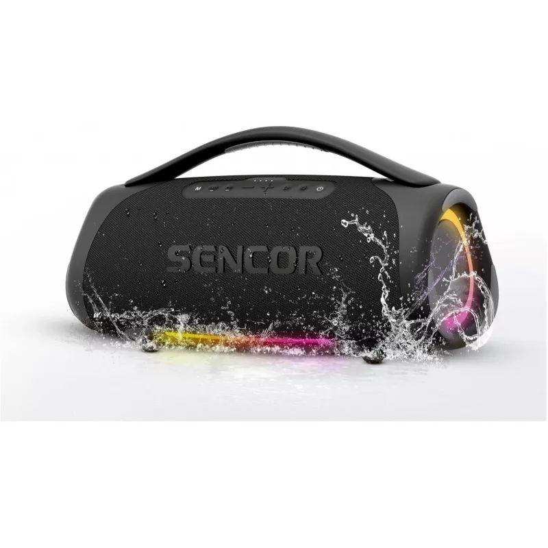 Tragbarer Lautsprecher SENCOR RESONEXMAXI, 100 W, IPX7 wasserdicht, 10.000 mAh Akku, Bluetooth 5.3, USB-C-Ladung