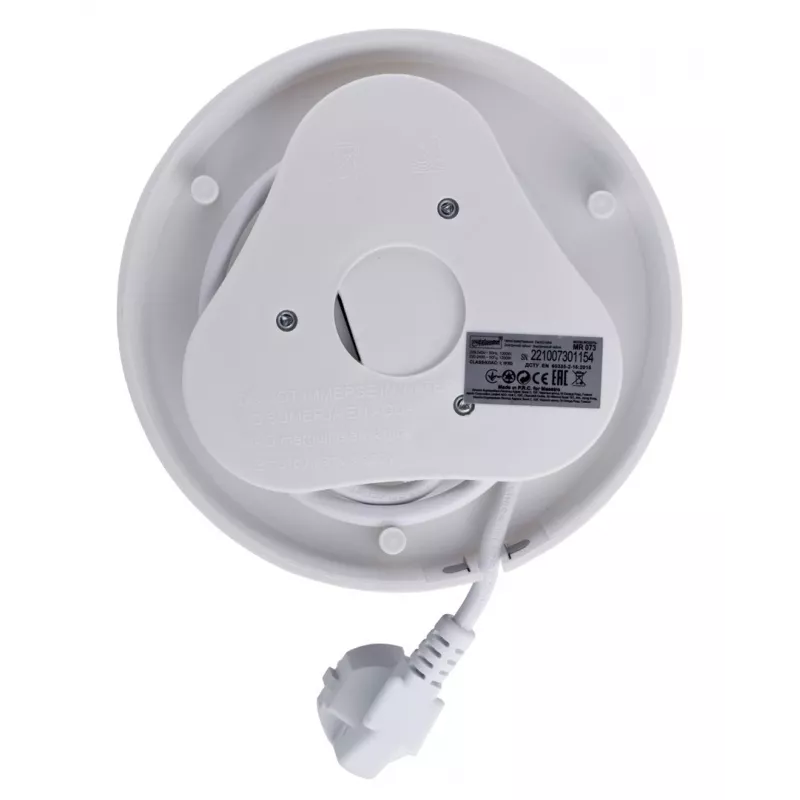 Elektrischer Wasserkocher Maestro MR-073 1,5 l 1500 W weiß, Hebelsteuerung, Wasserstandsanzeige