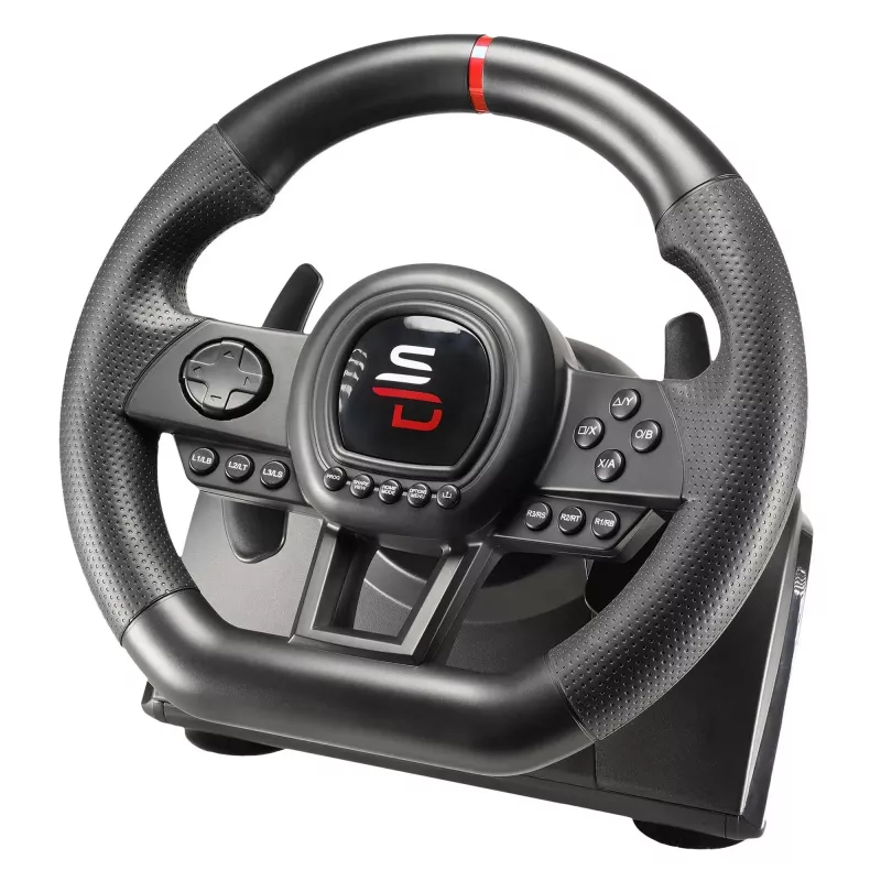 Lenkrad + Pedale + Joystick Subsonic SA5658 Schwarz USB für PlayStation 4 Xbox One