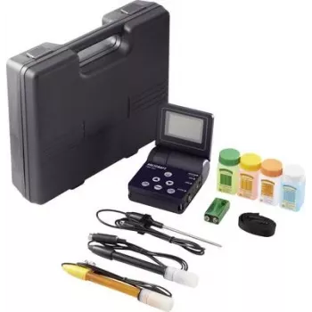 VOLTCRAFT KBM-700 Kombinations-Messgerät Leitfähigkeit, pH-Wert, Redox (ORP), Temperatur, Salz (VC-8813815)