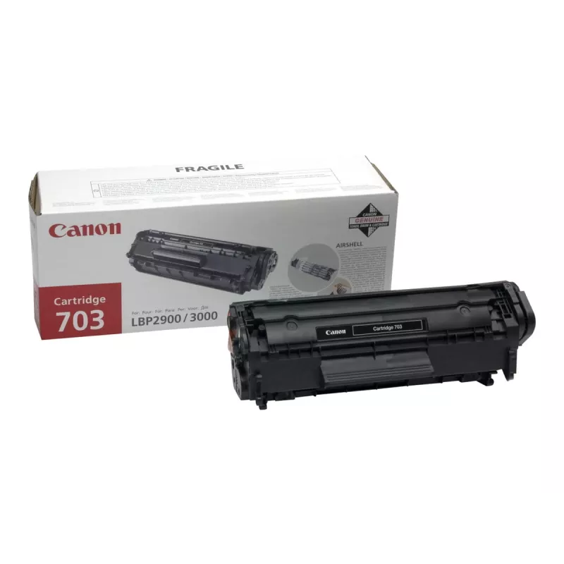 Canon Toner CRG703 Schwarz Tonerkartusche 3 Stk. Original