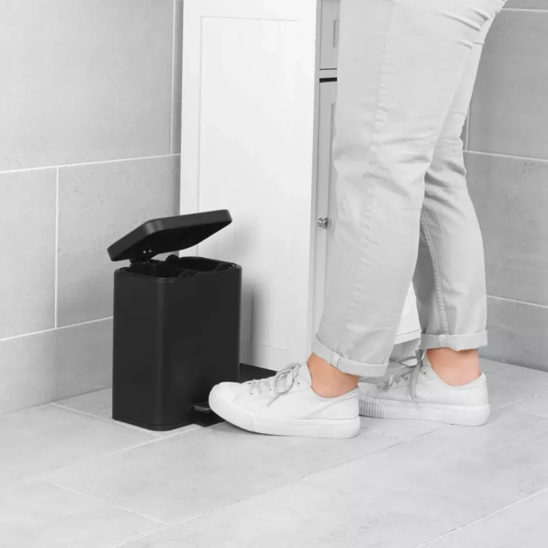 Beldray Dual Compartment Bin LA035235BLKFEU7 5 Litre Black