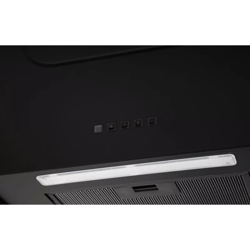 AKPO WK-12 Carmen schwarz halbmatt T800 Linear-LED-Dunstabzugshaube