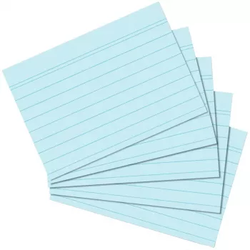 Karteikarte Herlitz 10836203 Blau 1 Stk.