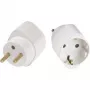 Elektrischer Netzstecker Typ E Bachmann 921.005 Weiß 3P