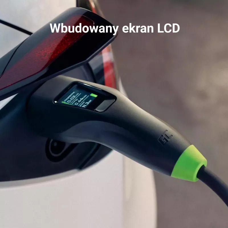 Grün Cell Habu EVGC01 Mobiles EV-Ladegerät für Elektrofahrzeuge 11 kW 7 m Typ 2 CEE Wallbox Schwarz