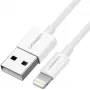 Ugreen Kabel USB 2.0 A Lightning 2 m, 5 V / 2,4 A iPhone 7 / 7 plus / 6S / 6 / 6 Plus, iPhone 5s/5c/5, iPad Mini/Mini 2, iPad 1 m Weiß