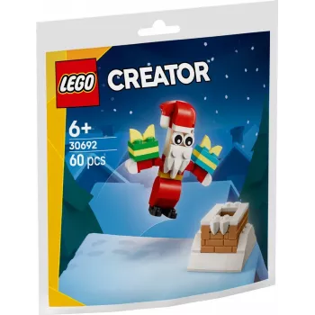 Konstruktionsspielzeug LEGO Santa's Chimney Polybag 30692 – Mini-Weihnachtsbauset