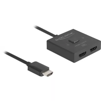 HDMI Switch DeLOCK 18901 144Hz Schwarz Plastic 55x55x15mm