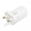 iBOX C-65 Weiß, GaN 65W Universal-Ladegerät UK-Stecker