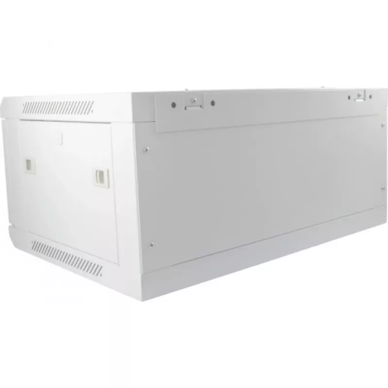 Wandmontierter Rackschrank ALLNET ALL-SMC6412GRAU 12U, 50 kg Tragfähigkeit, Schlüsselschloss, grau