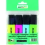 STANGER Textmarker, 1-5 mm, Set 4 Stück 180009000