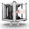 Streacom DB4 lüfterloses Cube-Gehäuse + Nano 120 Watt Netzteil - Silber