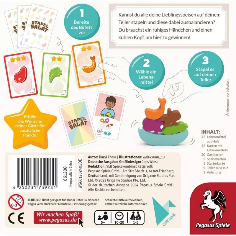 Stapelsalat, Geschicklichkeitsspiel