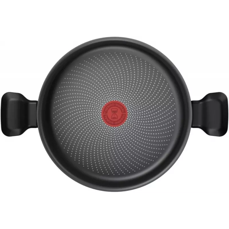 Tiefer Topf Tefal H0567042 24 cm mit Deckel — Antihaft-Kochgeschirr, 24 cm Durchmesser