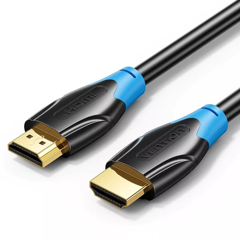 HDMI-Kabel Vention AACBN 15 m, HDMI Typ A auf Typ A, HDMI 2.0, 18 Gbit/s, ARC, vergoldete Kontakte, schwarz