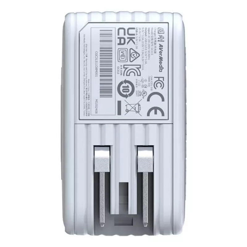 AVerMedia GC313 Universal White AC Fast Charging Indoor