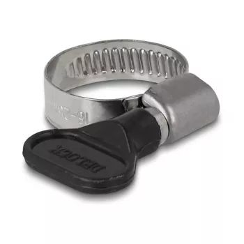 Schmetterlingsschelle DeLOCK 19450 16-25mm 10 Stück Schwarz