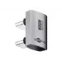USB-C Adapter/Kupplung Goobay 74446 Silber Nickel/Gold-Kontakte