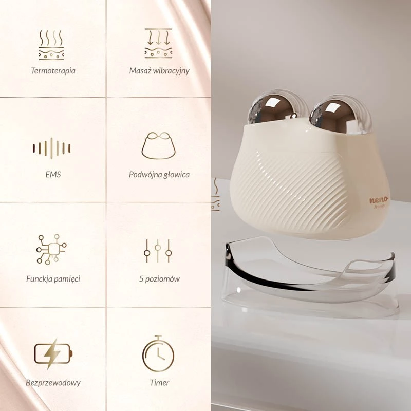 Neno Beauty Naya Gesichtsmassagegerät mit EMS und Thermotherapie