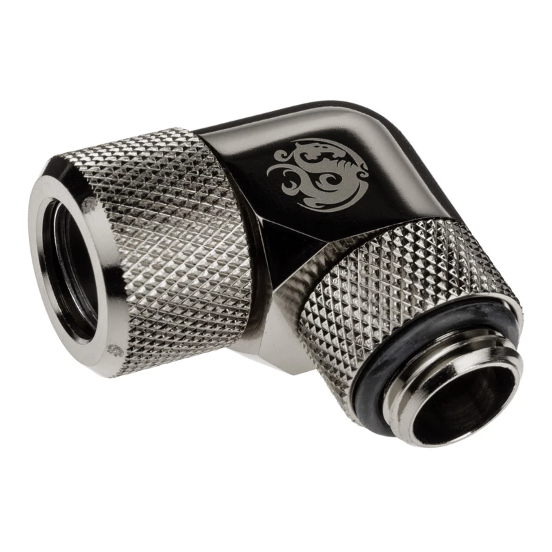 Adapter 90° BitsPower Advanced Multi-Link G1/4 Zoll AG auf 12 mm OD Hardtube, drehbar