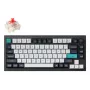 Mechanische Tastatur Keychron Q1 Max — USB + RF Wireless + Bluetooth, QWERTY Nordisch, Schwarz, RGB
