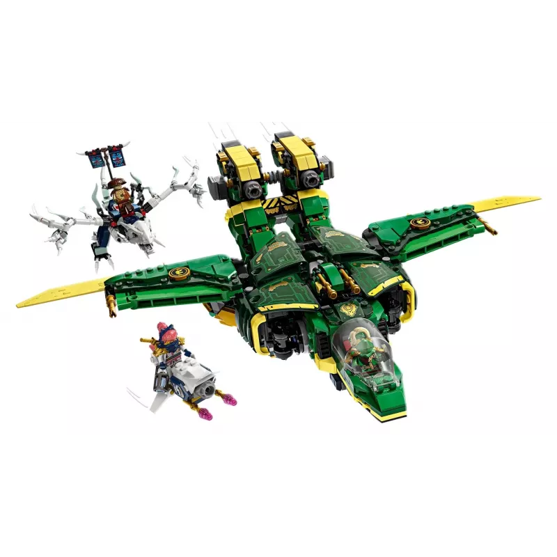 LEGO NINJAGO Set 71845 Lloyds Jet Mech — 1112 Teile, 5 Minifiguren, bewegliche Flügel, Höhe 240 mm