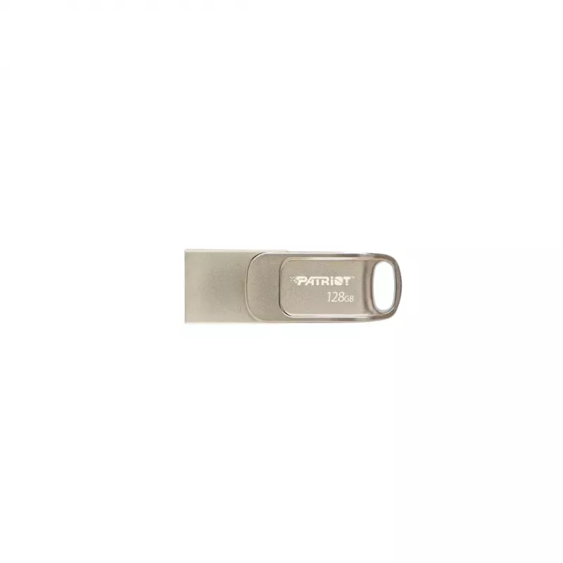 USB-Flash-Laufwerk PATRIOT PS128GT560DS5D 128 GB USB 3.2 (USB-A / USB-C) Swivel Zinklegierung Silber