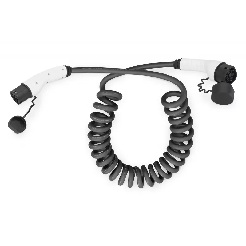 Digitus Spiral EV-Ladekabel 10 m Typ 2 auf Typ 2 32 A 240 V