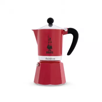 Herd Kaffeemaschine BIALETTI Rainbow 0,06 L — Aluminium, 60 ml, Rot