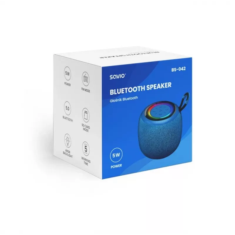 Savio BS-042 Bluetooth-Lautsprecher 5 W
