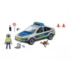 Playmobil Polizeiauto mit Sirene und Blinklicht, Mehrfarbig, Kunststoff, 3+