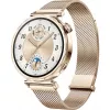 Smartwatch HUAWEI WATCH GT5 41 mm – 1,32 Zoll AMOLED, 466×466, 323 mAh, Edelstahlgehäuse, goldfarbenes Armband