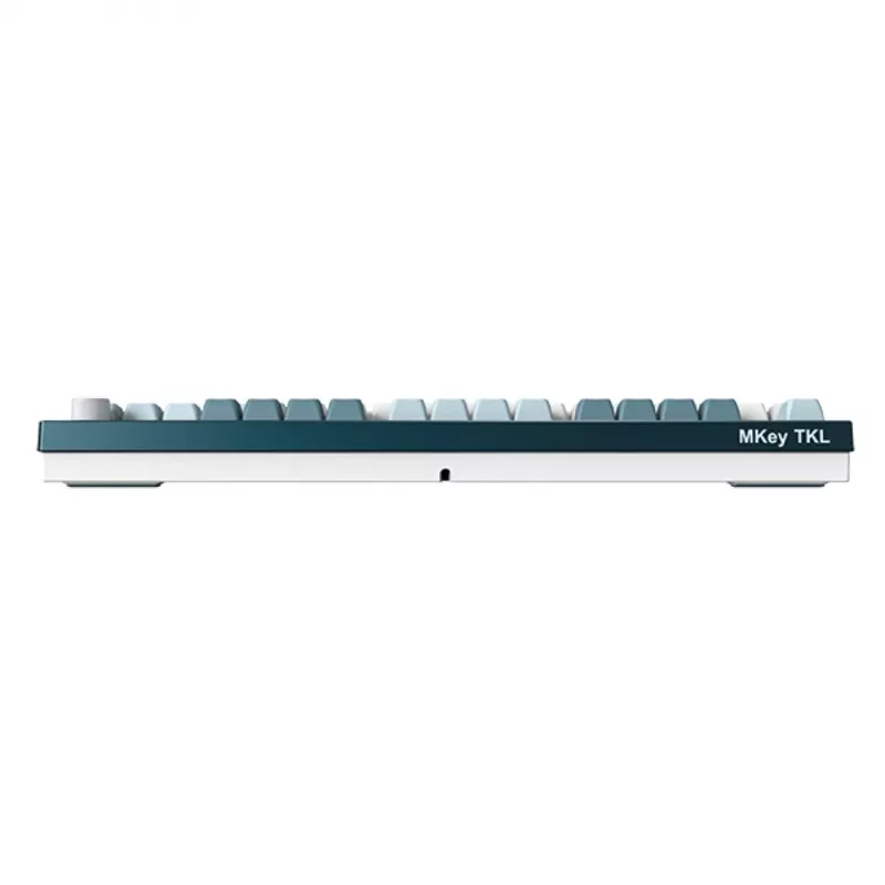 Montech MKey TKL Tastatur Gaming USB Dunkelgrau, Hellblau, Weiß