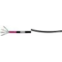 Logilink Professional - Bulk Cable - 50 m - S/FTP -Cat.7 Raw Cable - Halogenfrei, Außenbereich, Gigabit-Ethernet-Unterstützung, direkte Erdverlegung - Schwarz (CPV0081)