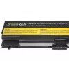 Battery Grün Cell LE05 für Lenovo ThinkPad T410 T420 T510 T520 W510 Edge 14 15 E525 — 11.1V 4400mAh Li-Ion, 6 Zellen, schwarz