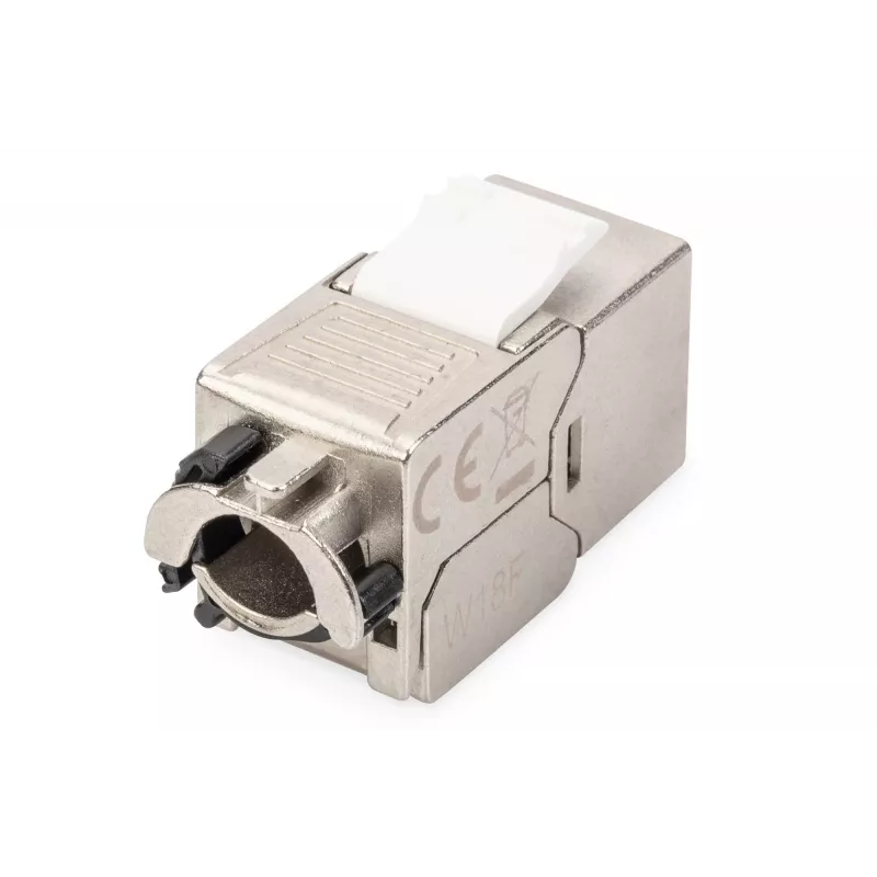Digitus CAT 6A Keystone Modul, geschirmt, mit intelligentem Kabelmanager