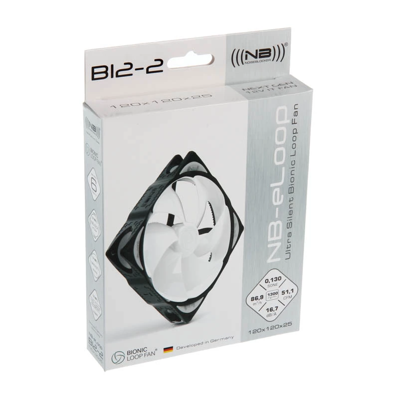 NOISEBLOCKER eLoop B12-2 120mm Gehäuselüfter